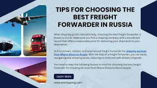9 Tips for Choosing the Best Freight Forwarder in Russia