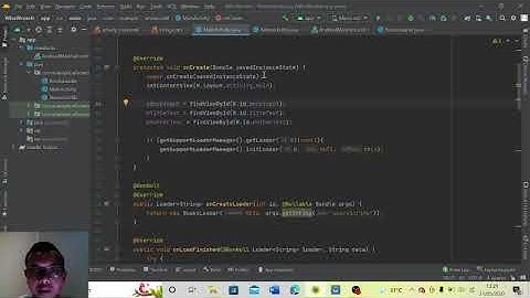 Membuat aplikasi Who Wrote It - AsyncTask dan AsyncTaskLoader - Tugas 11 - 201953092