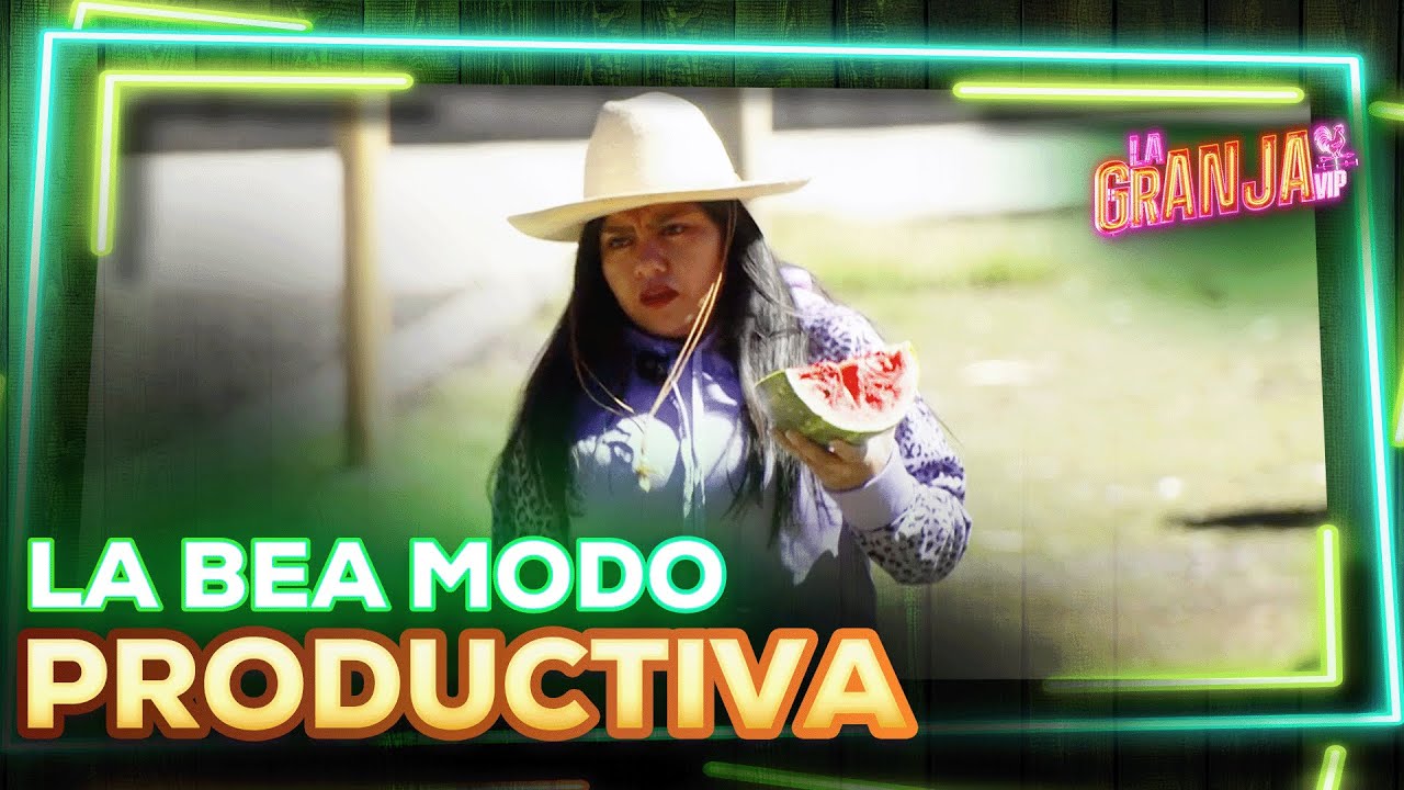 Sandía, carretillas y estiércol en el guante: así trabaja La Bea en la granja