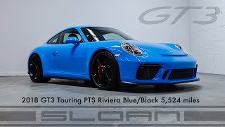 2018 GT3 Touring PTS Riviera Blue 1-owner 5k miles 2018 GT3 Touring PTS Riviera Blue 1-owner 5k miles