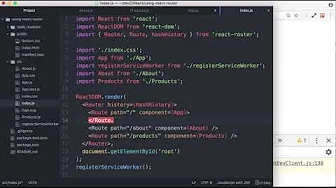 courses/fff9-introduction-to-react-router-v3: Fixed Site Menu with Nested Routes