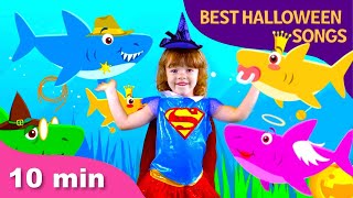 Halloween Baby Shark  Special | +Compilation | Halloween Songs | Kids Music Land