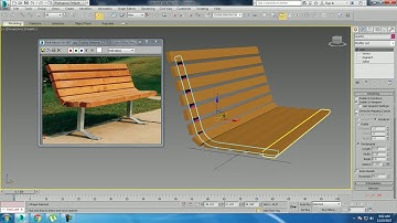 Tutorial on Modeling a Park bench in 3dsmax ( For Beginners)