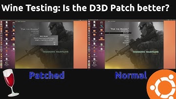 Wine Testing: Patched VS Normal 1.7.1 On Ubuntu Linux