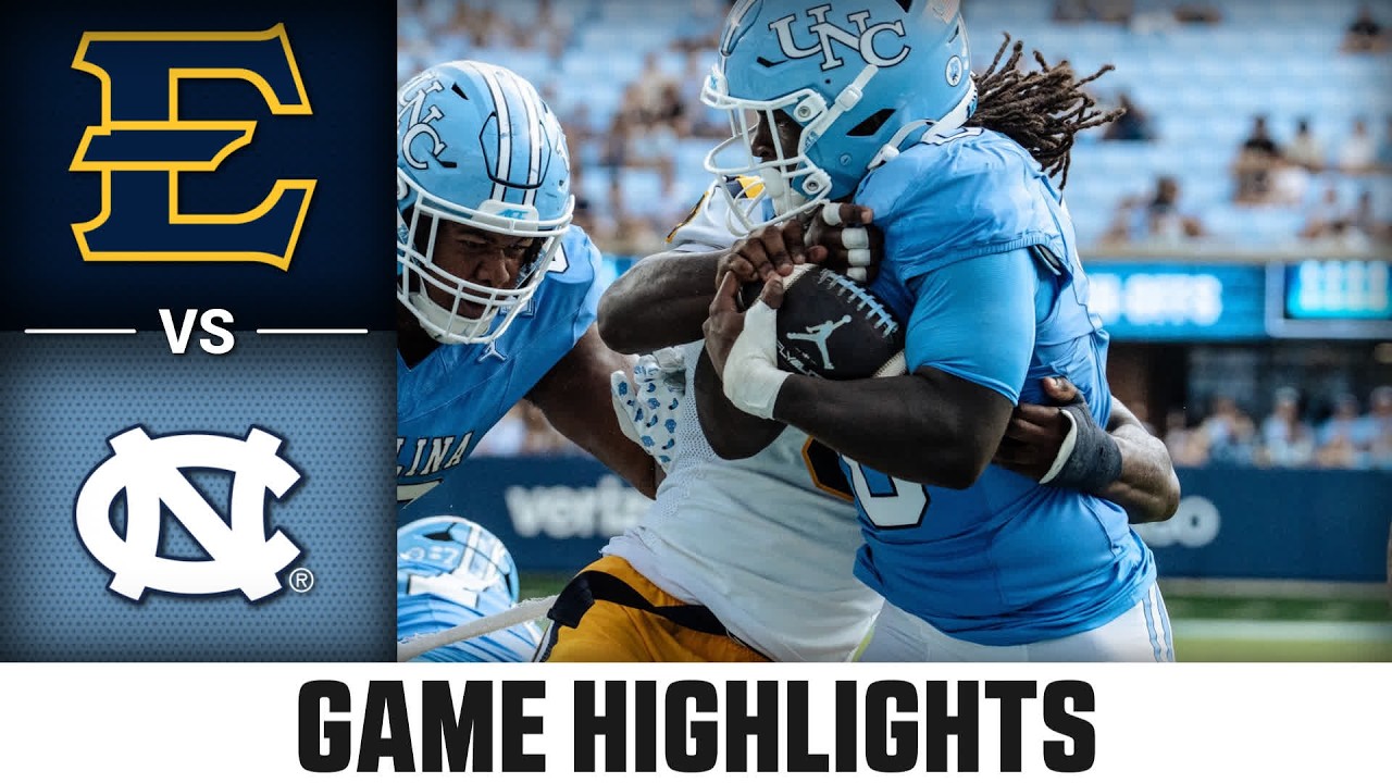 ETSU vs. North Carolina Game Highlights | 2026 ACC Football