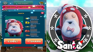 Oddbods Santa New Character Unlocked | Oddbods Turbo Run | Android Gameplay