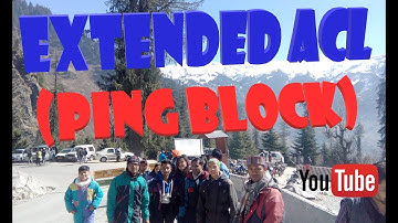 EXTENDED ACL(PING BLOCK) in hindi/urdu || by NETWORKLOGY
