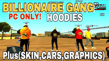 BILLIONAIRE GANG HOODIES+(PC ONLY)(SKIN,CARS,GRAPHICS,ANIMATION) ||Krizashley YT