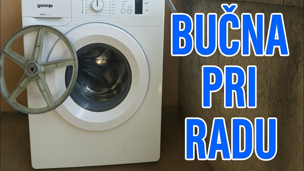 Masina za ves Gorenje bucna tokom rada. #gorenje  #vesmasina #servis #popravka 