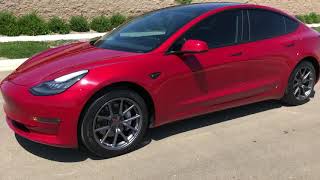 Here is a walk around of our tesla model 3. this the 89th production
made what we have done to it so far: - chrome delete (satin black
3m...