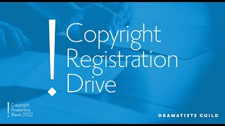 Copyright Registration Drive 2022
