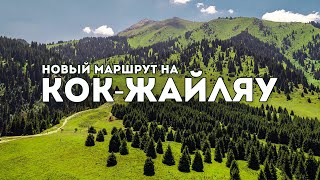 Новый маршрут на Кок-Жайляу: водопад батарейка и спуск к неизведанное ущелье Алматы