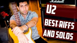 U2 - Best Guitar Riffs And Solos Written By The Edge (Guitar Cover) chords