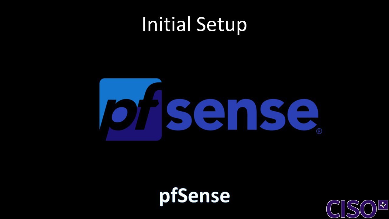 pfSense - Initial Setup - YouTube