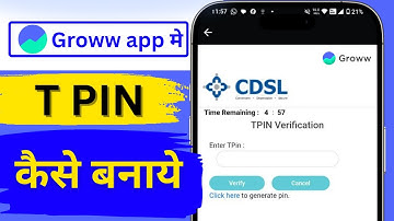 Groww app t pin kaise banaye | T pin kaise banaye Groww app | Grow t pin bhul gaye to kya kare