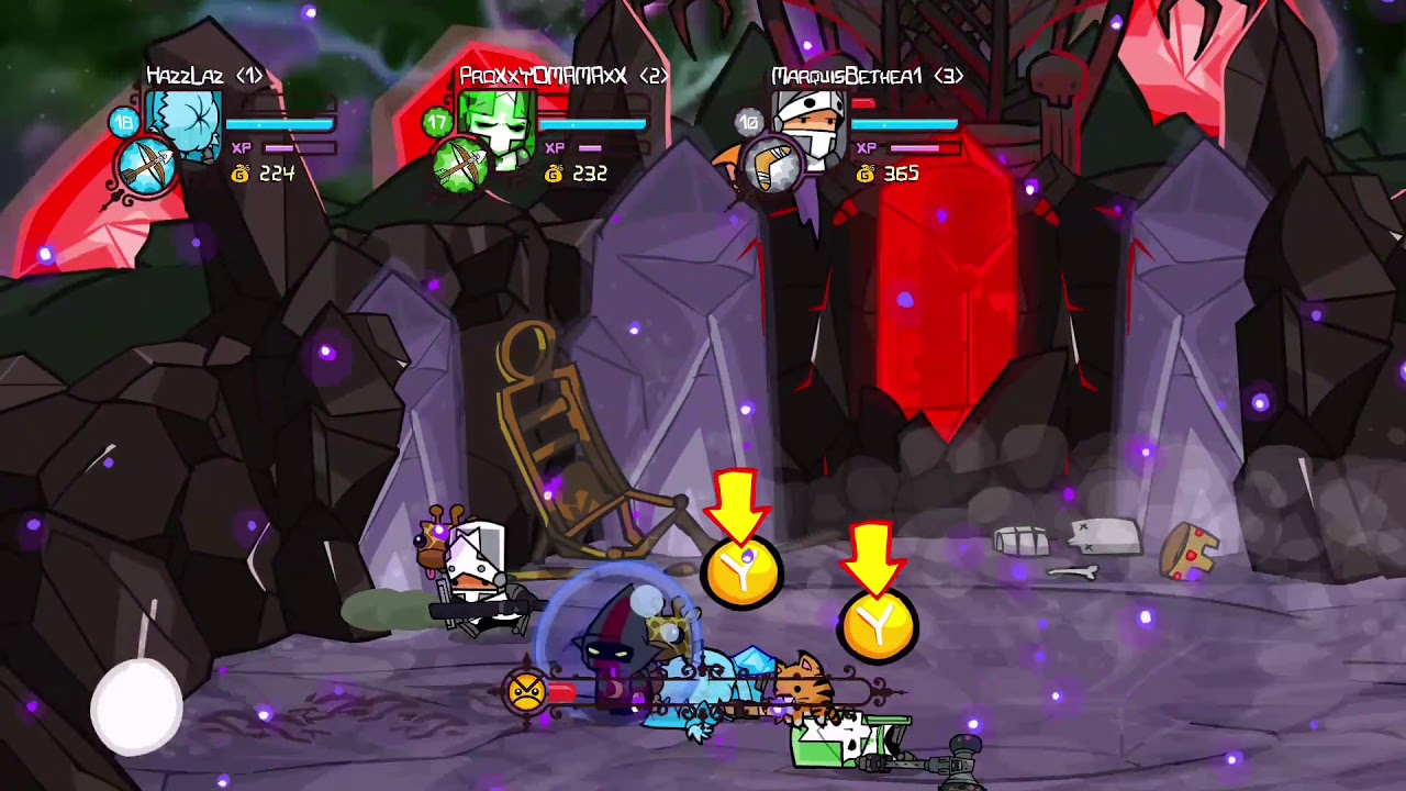 castle crashers remastered characters