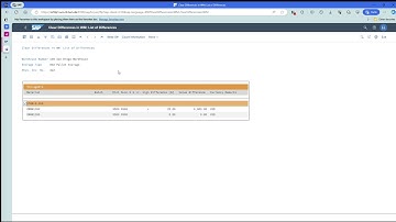 SAP Fiori (WM Process 4) - Step 8 Clear differences in the warehouse management