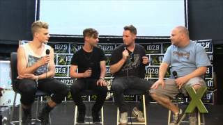 X102.9 Presents: Wild Cub backstage at Rock On The River 5