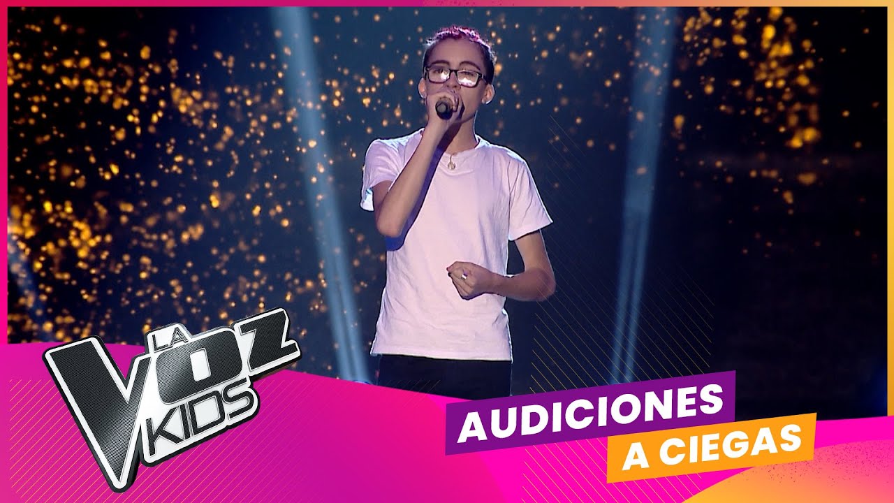 Gabriel Hernández canta Mientes tan bien | Audiciones a ciegas | La Voz Kids Uruguay 2023