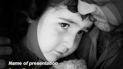 Father and Daughter PowerPoint Template by PoweredTemplate.com