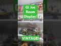 GI Joe Real American Hero Vintage Toy Room Displays Update. #shorts