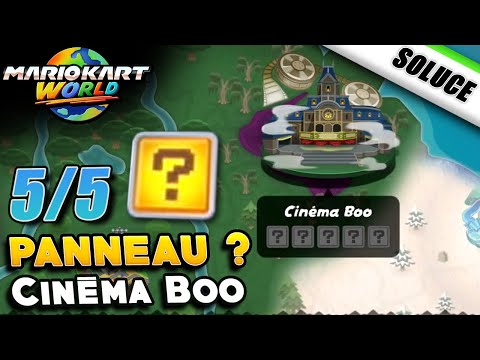 Cinéma Boo | Panneau ? [ Emplacements / Solution ] - Mario Kart World