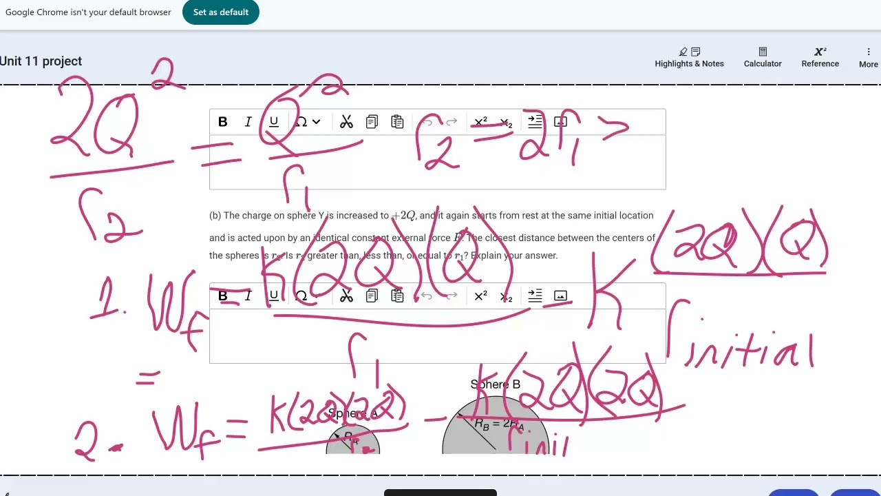 AP Physics C Electricity and Magnetism Unit 11 Project FRQ 3 Part 1/2