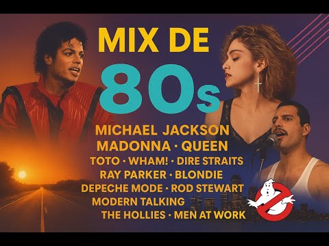 80s Megamix dance hits of the 80s - Michael Jackson, Madonna, Queen, Toto, Wham!, Dire Straits, etc.
