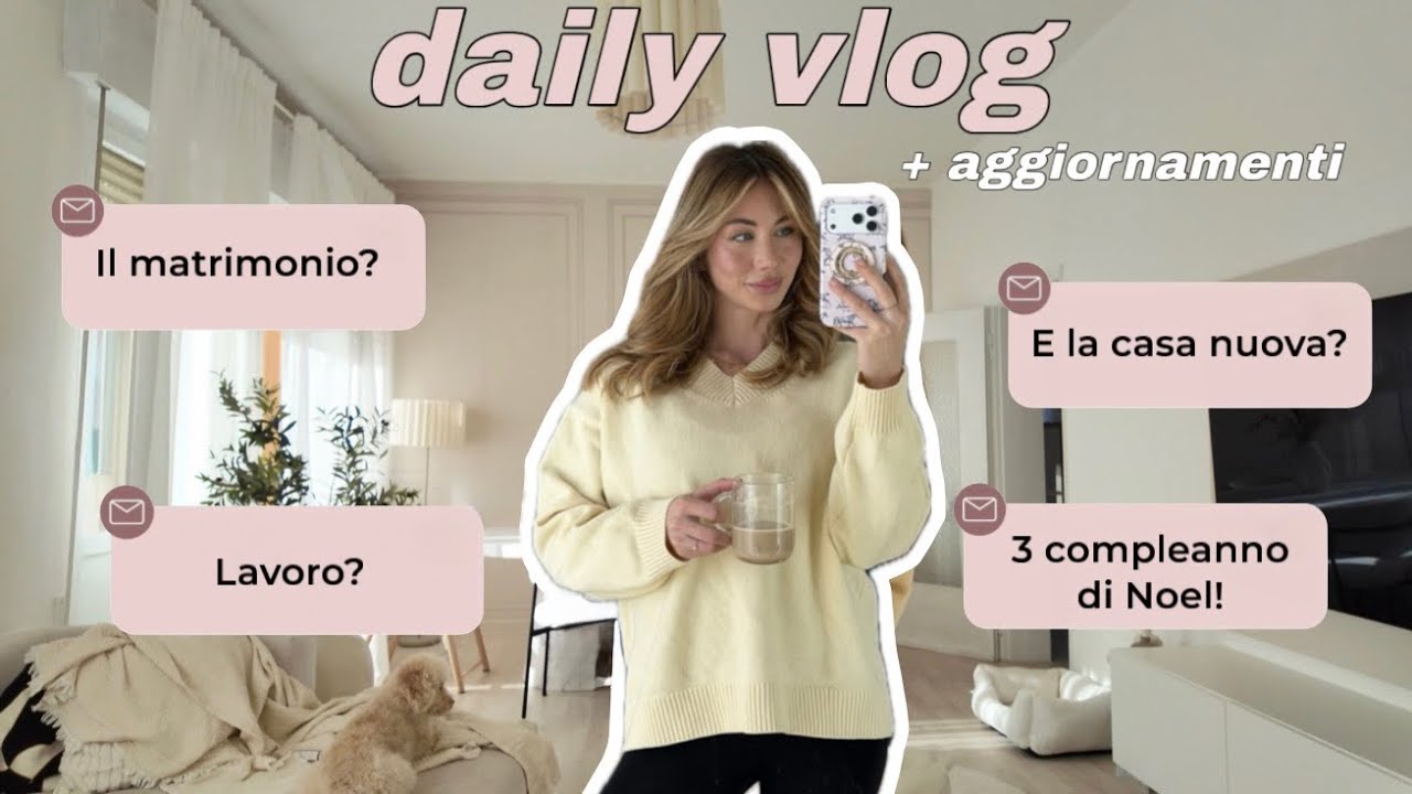 Una Giornata con Me: Routine, Lavoro e Aggiornamenti Vita Quotidiana | Daily Vlog / Natalia Liberati