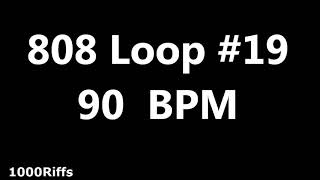 Famous 808 Loop Beat # 19 : 90 BPM : Beats Per Minute Net Worth