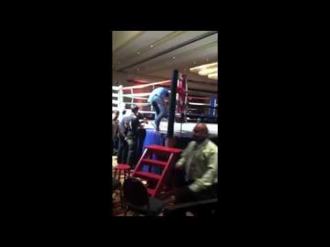 Comedian in Boxing Ring