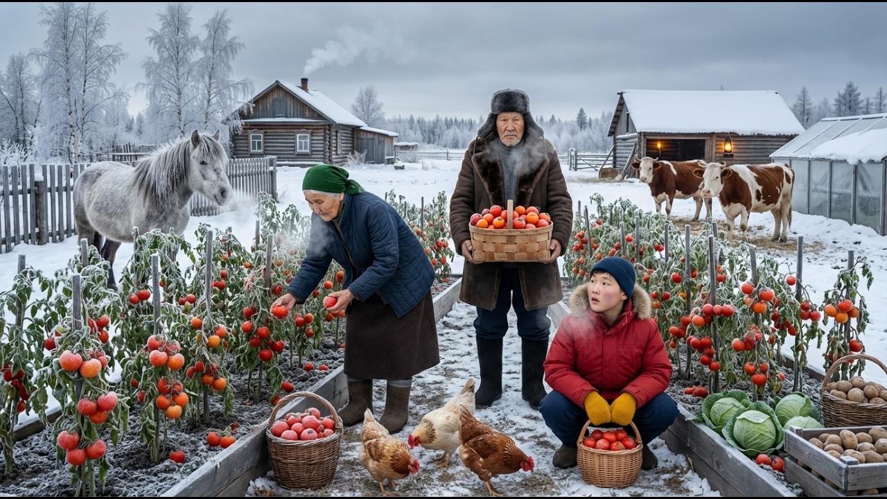 Life in the Siberian garden – This is a great way to grow tomatoes in Yakutia at -71°C – Farm fresh