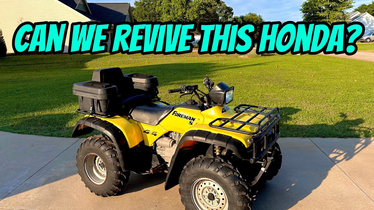 Можем ли мы починить Honda Foreman 450S 4x4 1998 года, который не заводится!