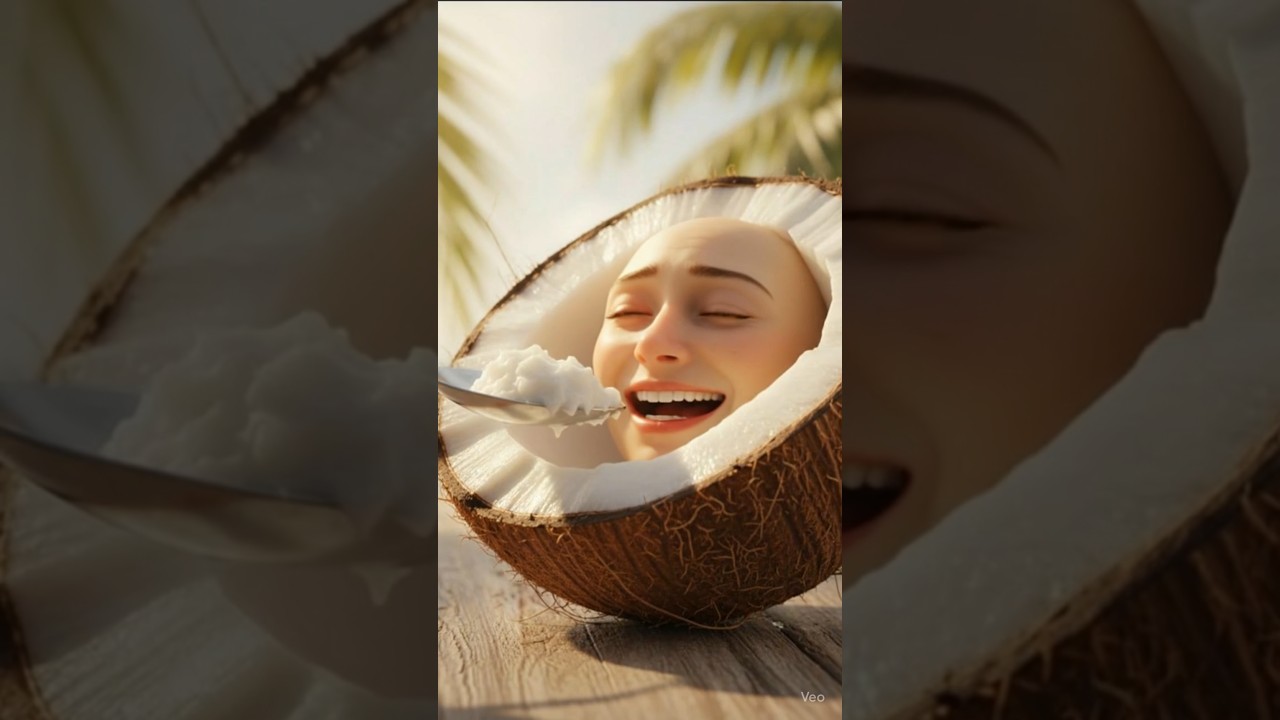 🥥 When Coconut Eats Itself Ultra Realistic ASMR | Funny but Satisfying! 