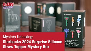 Mystery Unboxing: Starbucks 2024 Surprise Silicone Straw Topper Mystery Box Limited Release