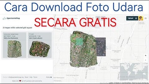 Cara Download Foto Udara Secara Gratis 2025  di Open Aerial Map