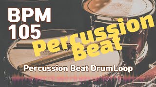 Percussion Beat Drum Loop Practice Tool 105bpm