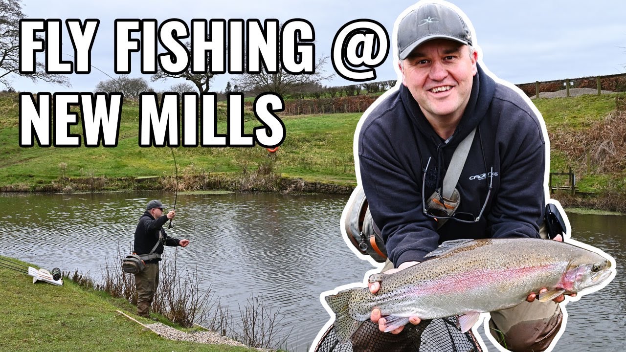Hunting Big Trout in the North of England at New Mills Trout Fishery