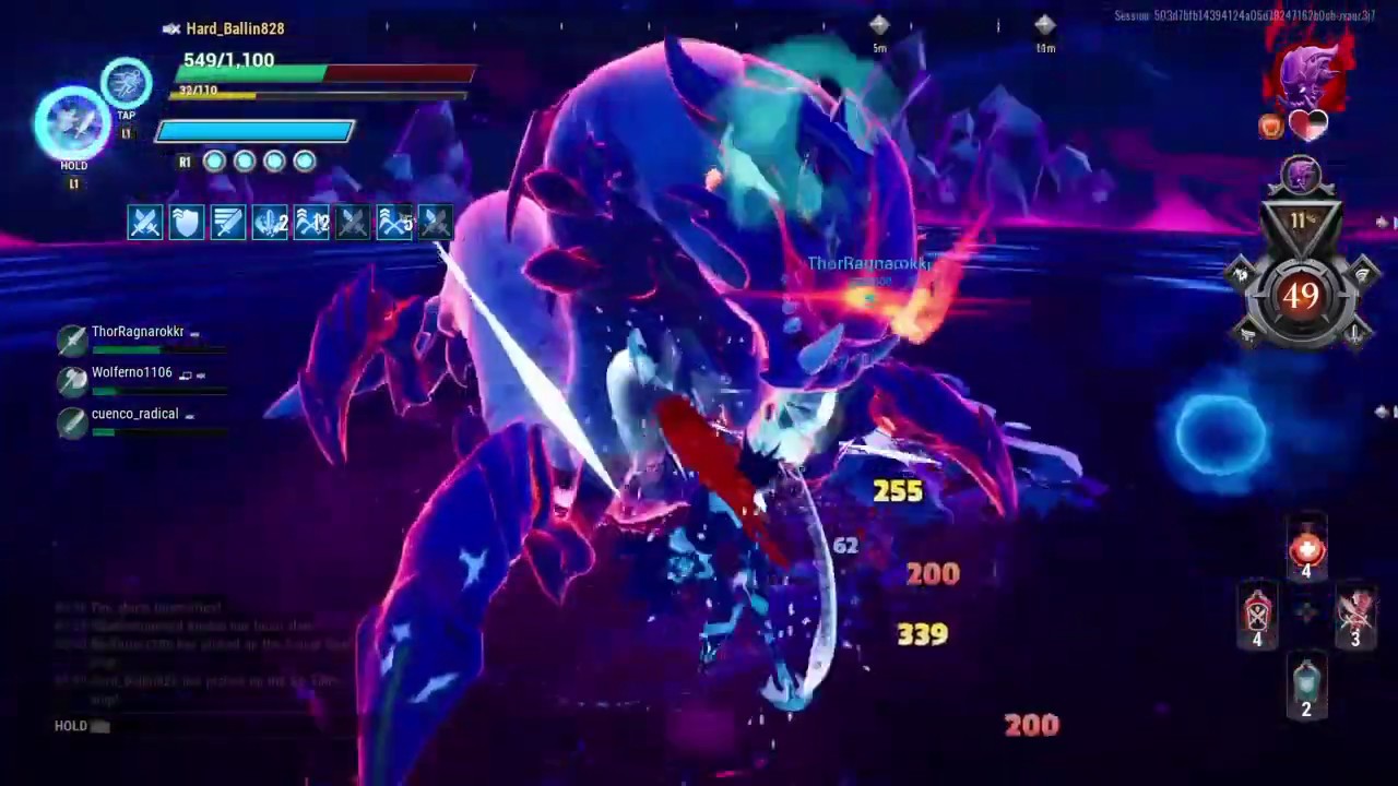 Dauntless Slaying Thrax in a Umbral Escalation