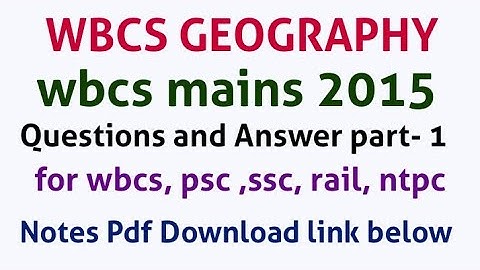 WBCS MAINS 2015  PAPER 3 , HISTORY QUESTIONS AND ANSWER #WBCSHISTORY