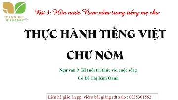Thực hành tiếng việt Chữ nôm- Văn 9- kết nối