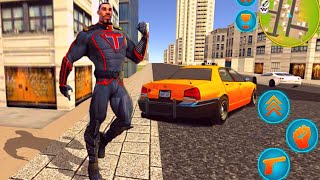 Super Taxi Hero Man Transporter Crime Simulator Amazing Superhero Transporter Android Gameplay screenshot 5