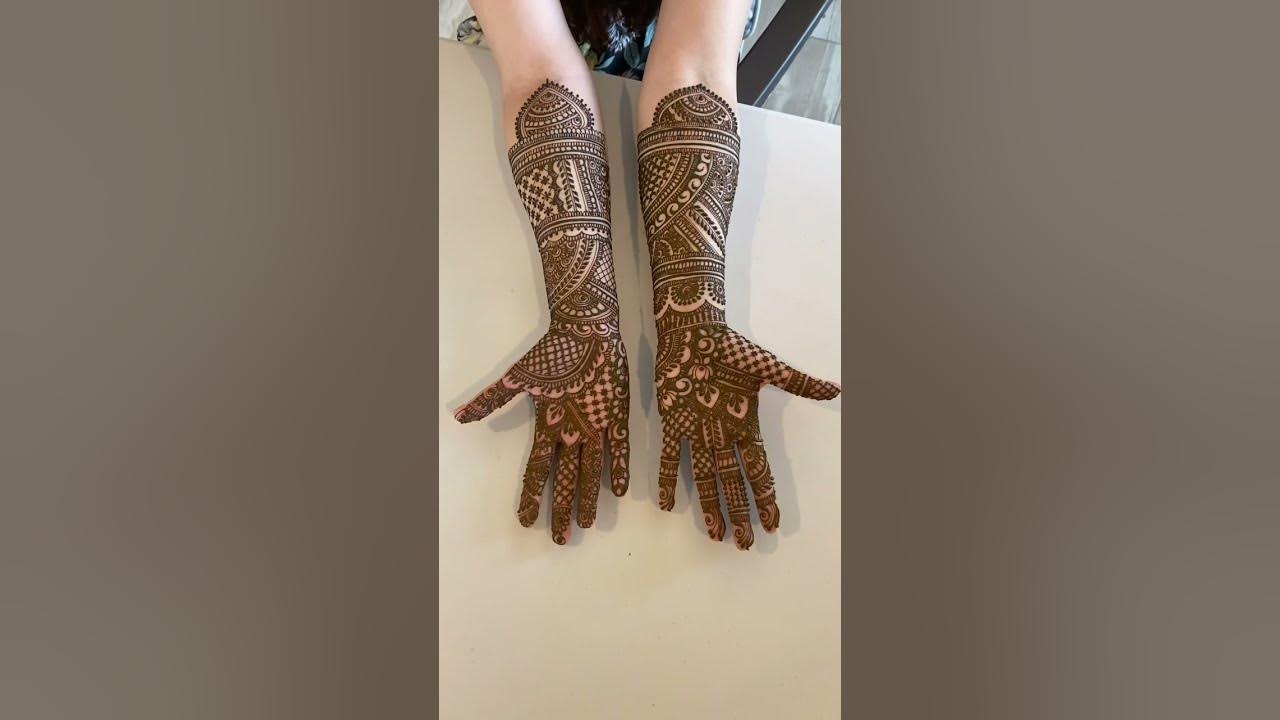 Rajasthani Bridal Mehndi #shorts #mehndishorts #hennashorts - YouTube