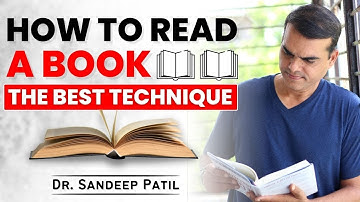 How to read a book | The best technique | by Dr. Sandeep Patil.