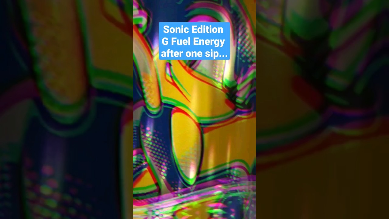 Sonic G Fuel Energy will have you...