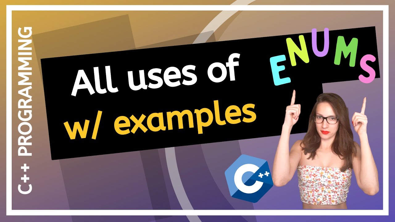 Enums. Using enums are a really useful way to…