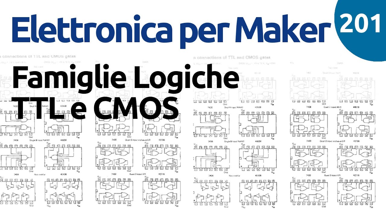 Famiglie logiche TTL e CMOS - Video 201
