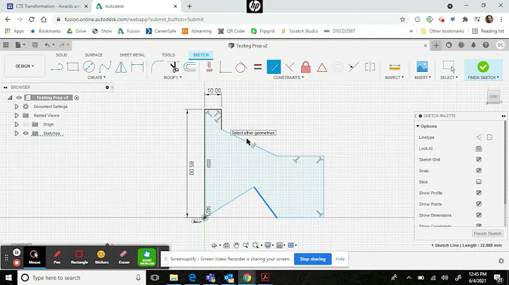 Fusion 360 - ACU Exam Prep 1