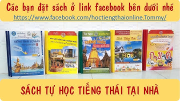 #Học_Tiếng_Thái_Online: Sách Tiếng Thái - Sách Tự Học Tiếng Thái Tại Nhà (Zalo: 03939.76281)