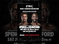 Errol Spence Jr. vs Terence Crawford is ONE WEEK AWAY